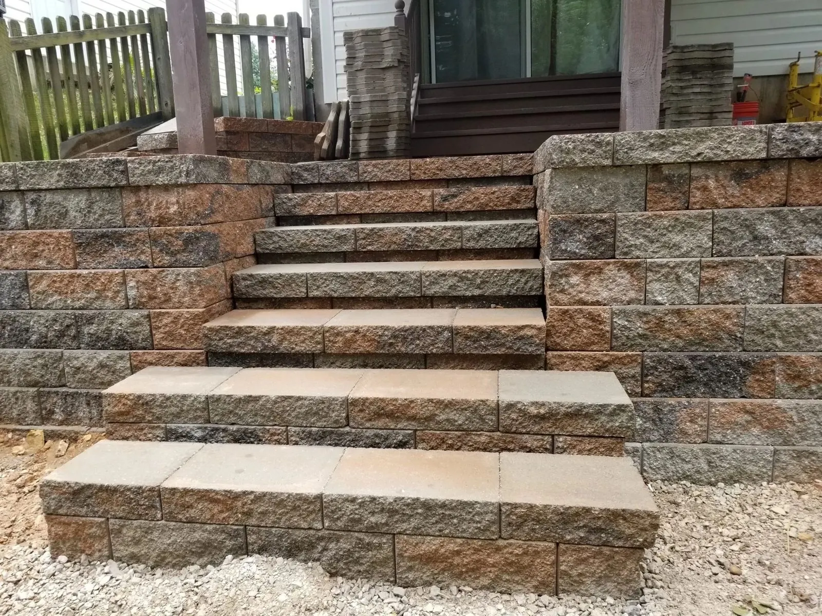 Hardscapes project completed by MDR Build in Greater St. Louis
